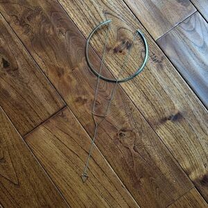 Chic Silver Necklace with Triangle Pendant • Geometric Minimalist Jewelry